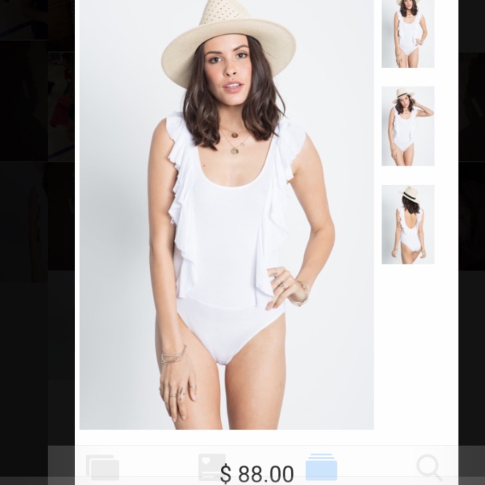 Stillwater Brand Ruffle Bodysuit